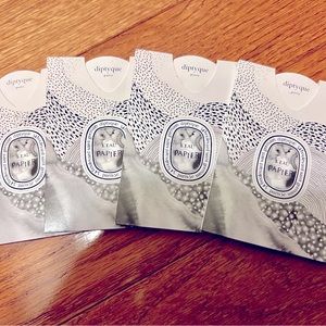 NIB Diptyque L’eau Papier Samples